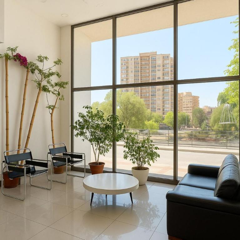 Iconic view of the Huérfanos Bridge, Santiago - Two-Bedroom Apartment - 24
