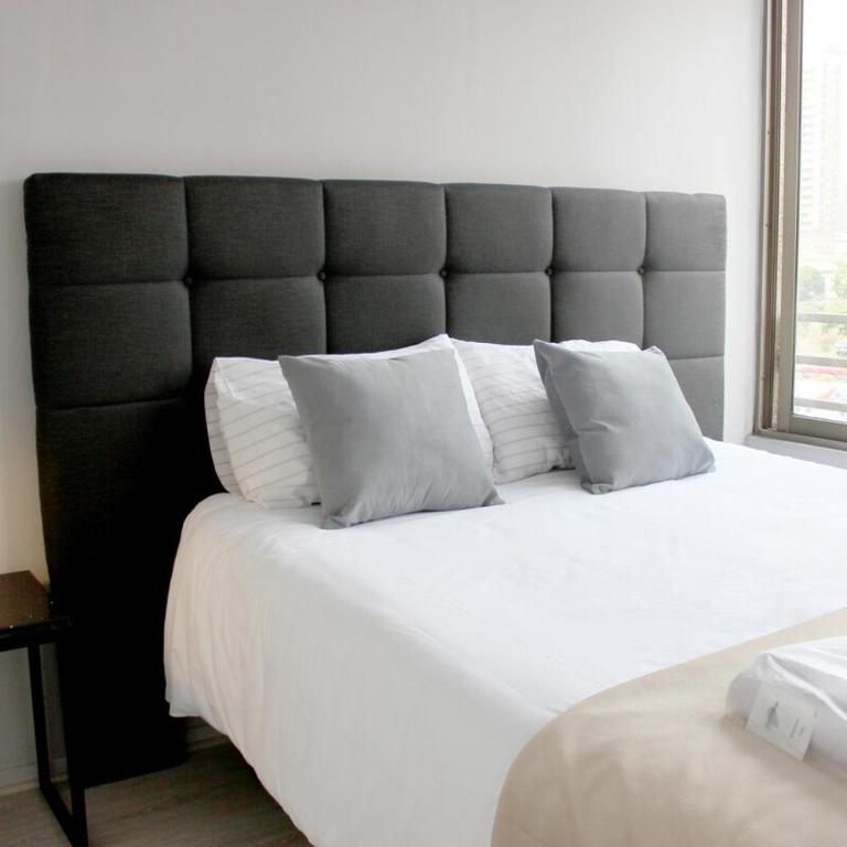 Iconic view of the Huérfanos Bridge, Santiago - Two-Bedroom Apartment - 6