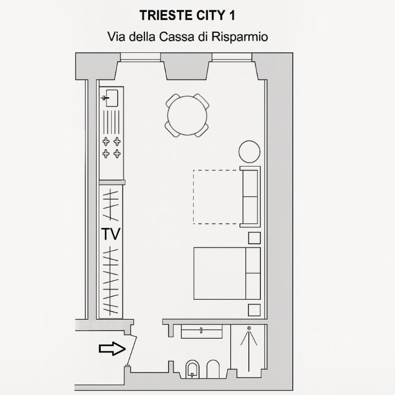 Trieste City 1 - Appartamento Monolocale - 16