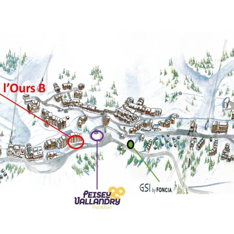 Duplex 2 pièces pour 6 pers. à Vallandry - Animaux admis - Appartement 1 Chambre - 5