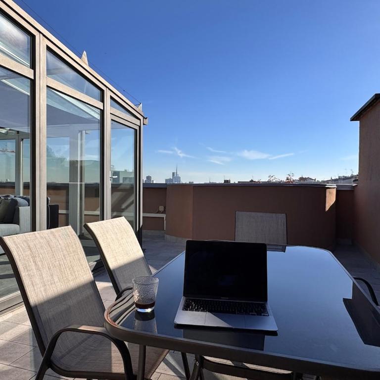 Panoramic penthouse with terrace in Milan - Maison 2 Chambres - 5