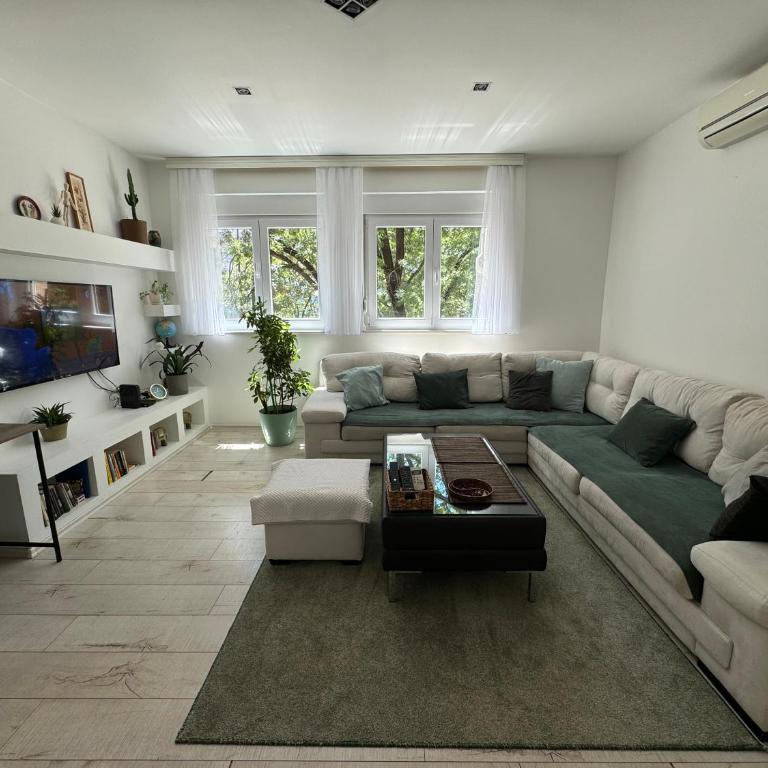 Workspace with Monitor City Center Parking, AC - One-Bedroom Apartment - 5