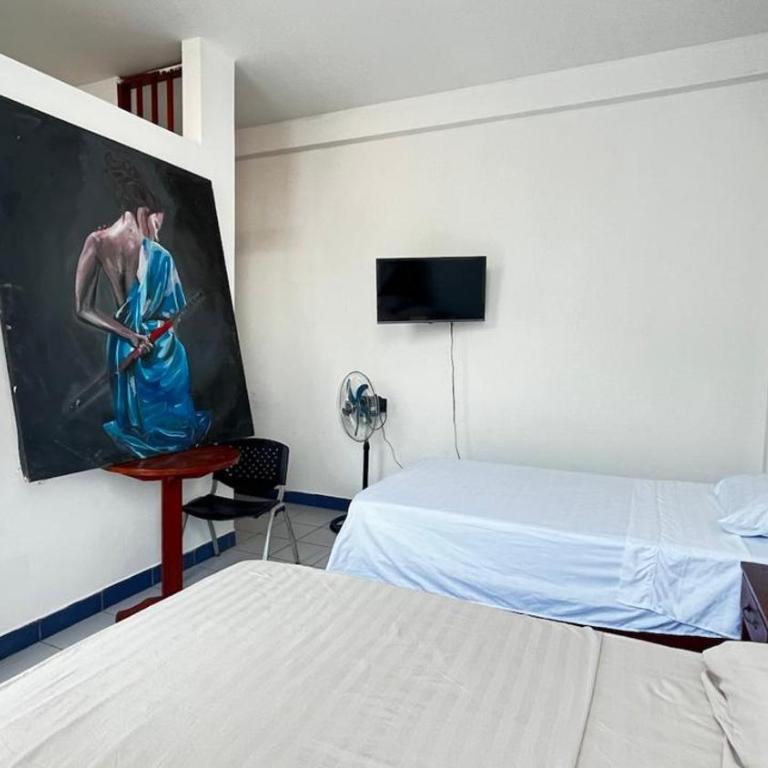 La Terraza Hostel - Habitación Doble - 2 camas - 1