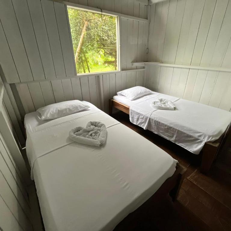 Cabañas Arrecifes - Twin Room with Shared Bathroom - 5