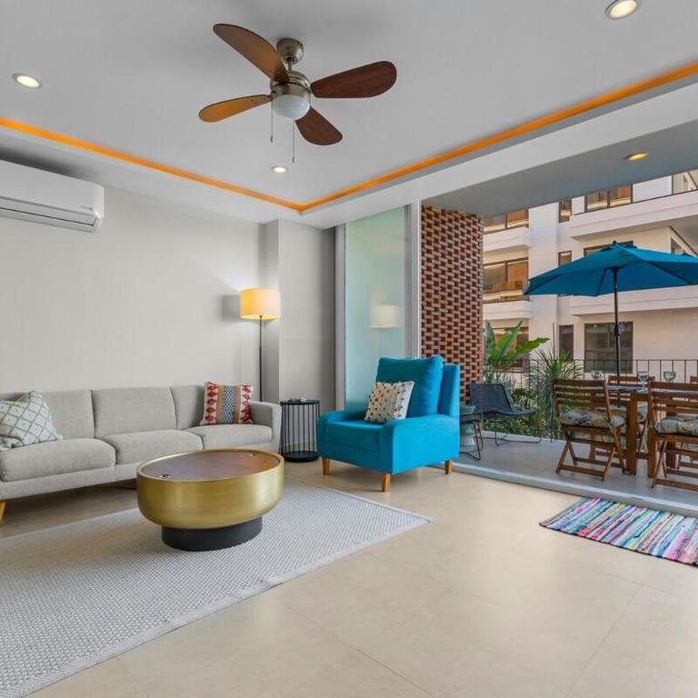 2BR Luxury Condo with Rooftop Pool Zona Romántica - Apartamento de 2 dormitorios con vistas parciales al océano - 18