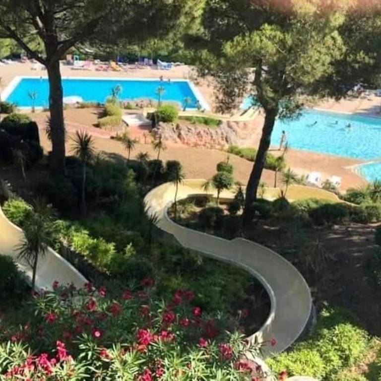 Studio-terrasse avec vue mer-Clim-parking-Draps inclus - Appartamento Monolocale - 17