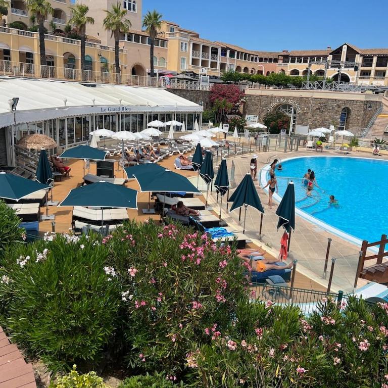 Studio-terrasse avec vue mer-Clim-parking-Draps inclus - Appartamento Monolocale - 27