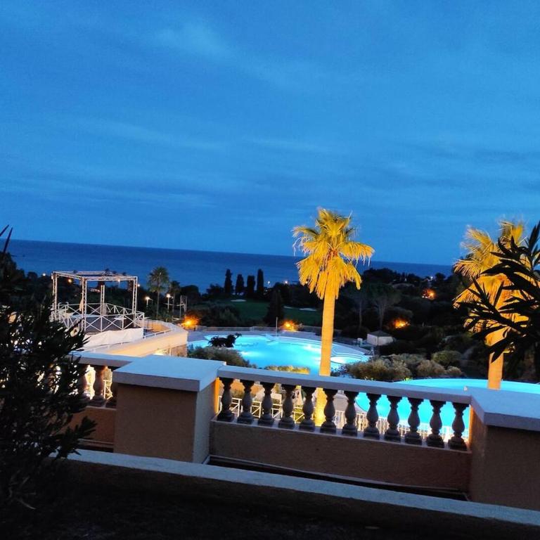 Studio-terrasse avec vue mer-Clim-parking-Draps inclus - Appartamento Monolocale - 38