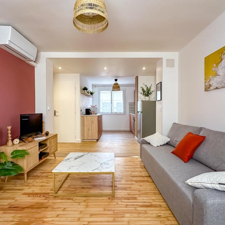 L'aube Climatisation Parking 2 chambres - Two-Bedroom Apartment - 22