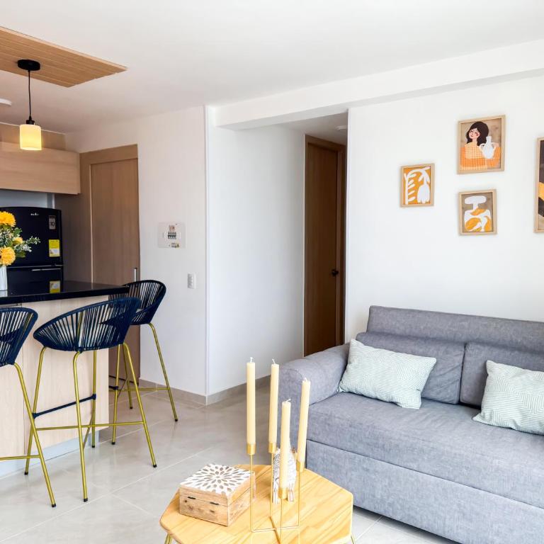 Tu Hogar en Floridablanca - Apto de 2 Habitaciones con Aire Acondicionado - Apartamento de 2 dormitorios - 36