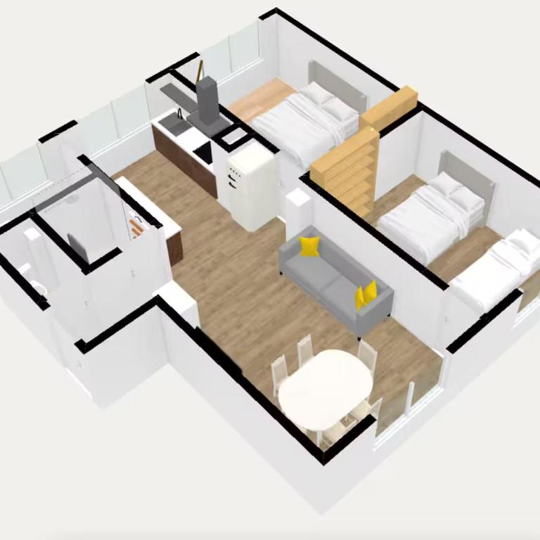 L'aube Climatisation Parking 2 chambres - Two-Bedroom Apartment - 57