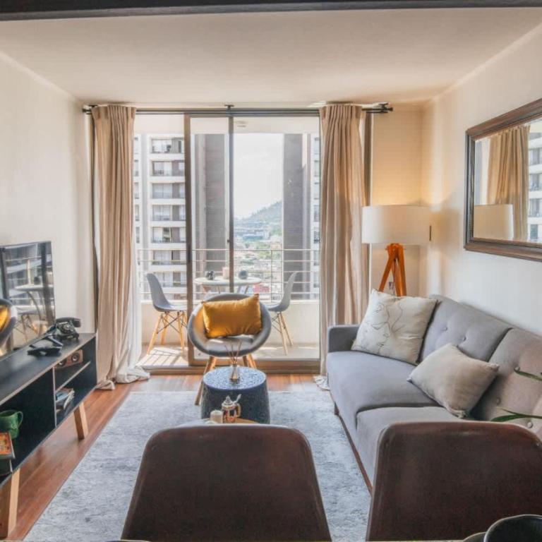 HOM I Con Parking a Pasos del Metro Irarrazaval - Apartment - 11