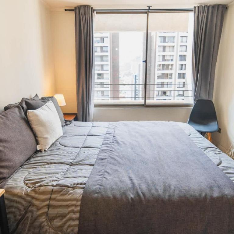 HOM I Con Parking a Pasos del Metro Irarrazaval - Apartment - 23