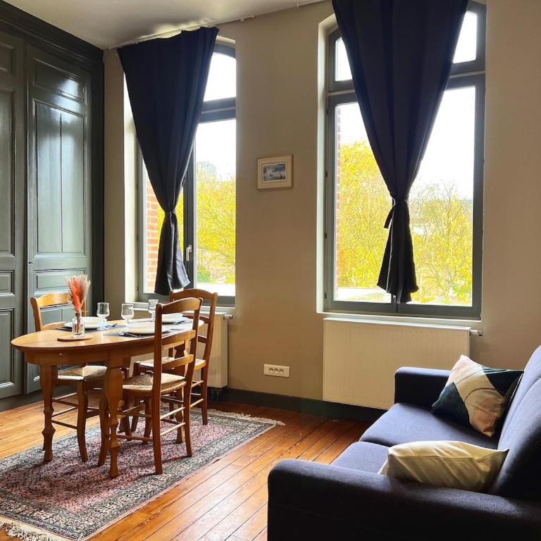 T2 spacieux & calme - vue jardin, Amiens centre - One-Bedroom Apartment - 1