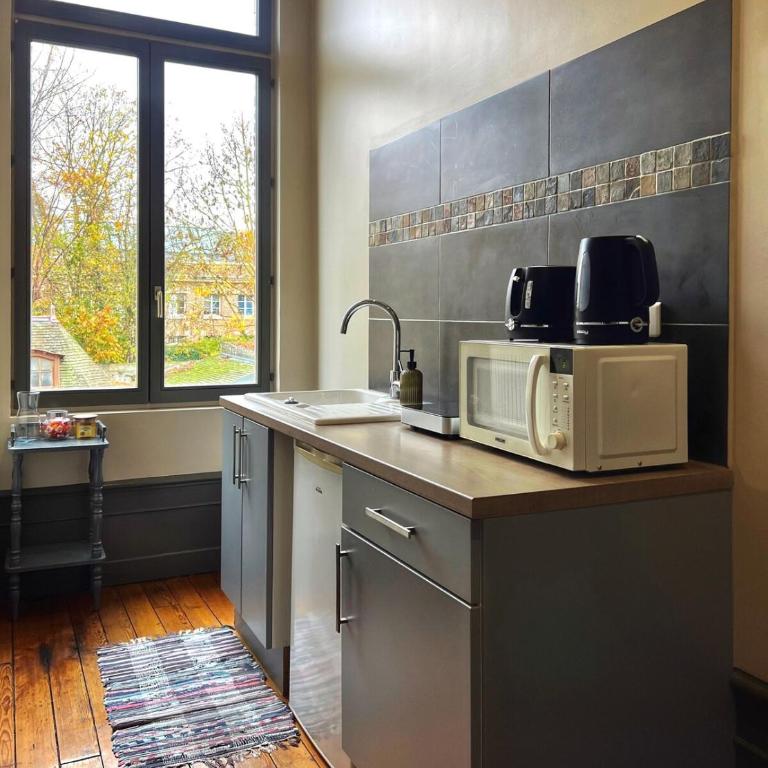 T2 spacieux & calme - vue jardin, Amiens centre - One-Bedroom Apartment - 7