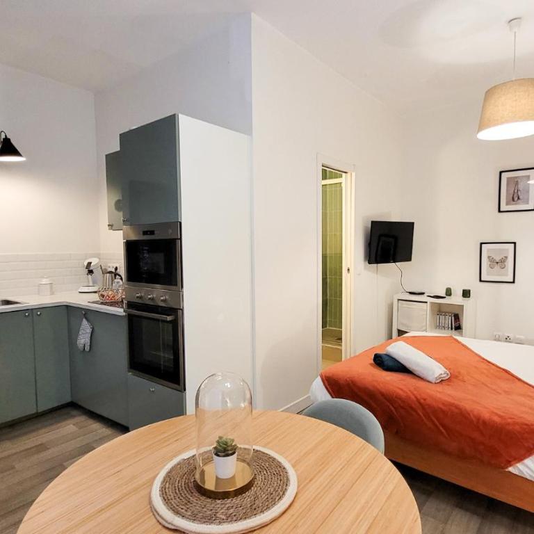 L'Eden Rouennais -Studio cosy - Gare de Rouen à 2 min - Fibre 700Mb- Cœur de Rouen - Appartamento con 1 Camera da Letto - 6