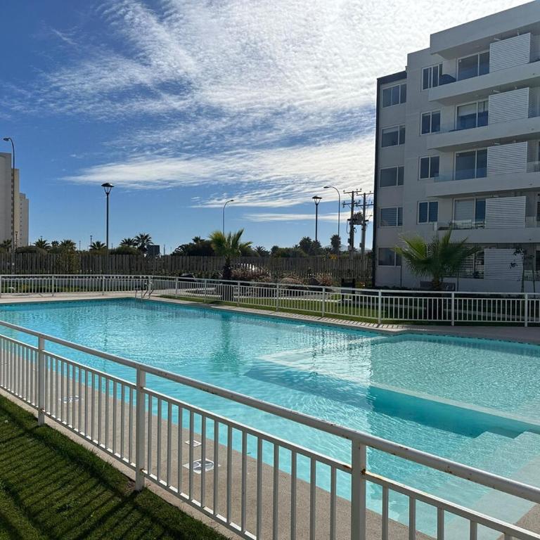 Dpto a pasos de playa, con terraza, vista al mar y faro - Two-Bedroom Apartment - 4