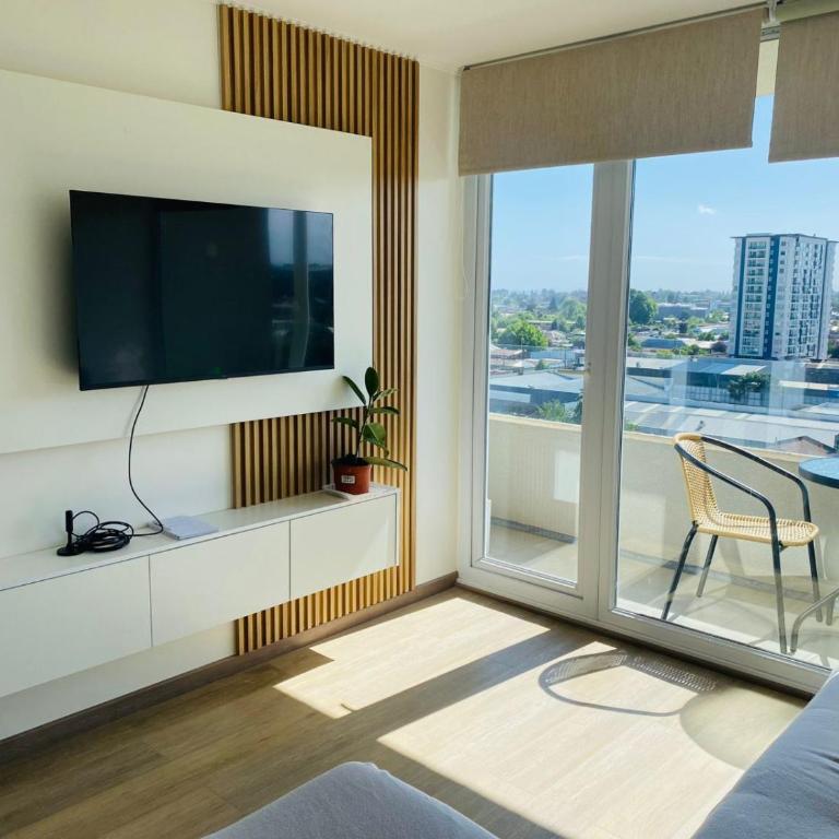 Apart Liucura Edificio Belmonte Temuco - Two-Bedroom Apartment with Balcony and Terrace - 1