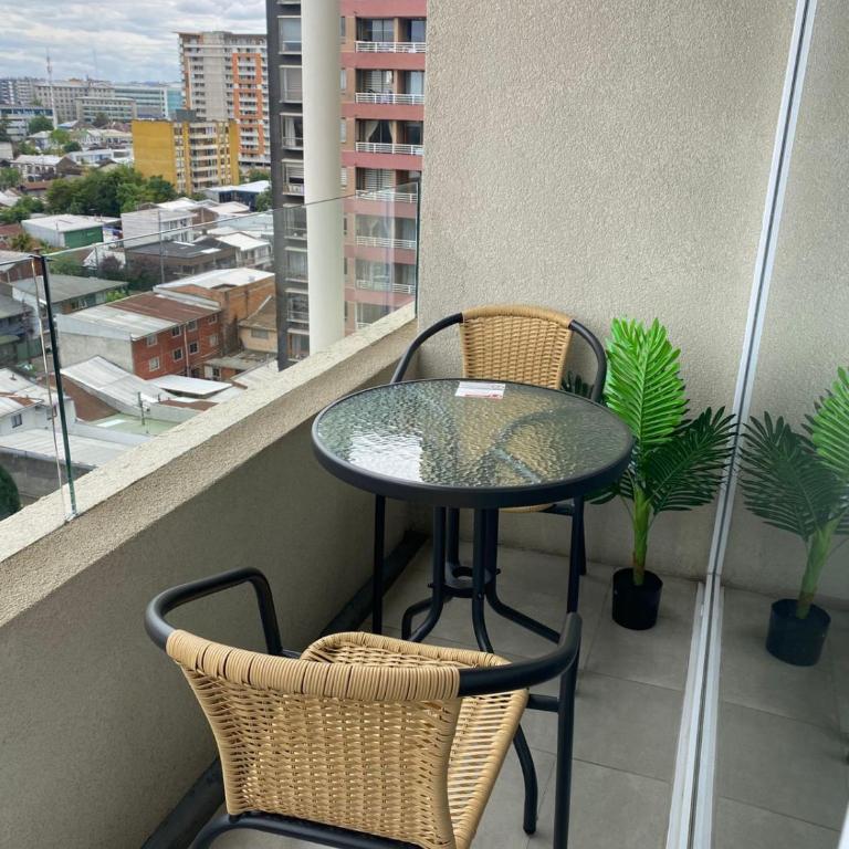 Apart Liucura Edificio Belmonte Temuco - Two-Bedroom Apartment with Balcony and Terrace - 5
