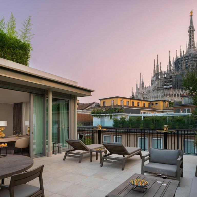 Rosa Grand Milano - Starhotels Collezione - Attico Duomo con 1 Camera da Letto e Terrazza - 7