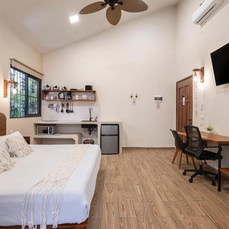 Casa Wayra Tulum - Boutique Condos - Estudio con bañera de hidromasaje - 8