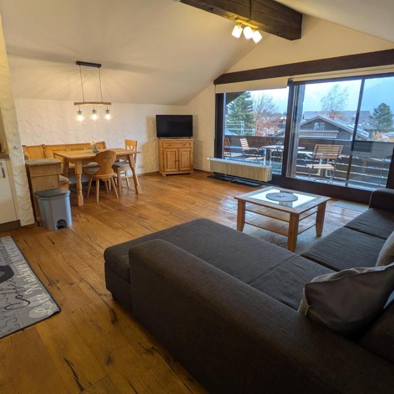 Ferienwohnung Alpenhorn in Bolsterlang Sommerbergbahn kostenlos - Apartment mit 1 Schlafzimmer und Balkon - 5