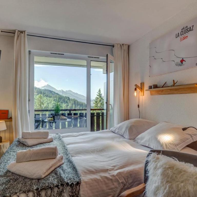 Slow Chalet des Bois avec vue 7min à pied des pistes de ski alpinnordique - Studio - 1