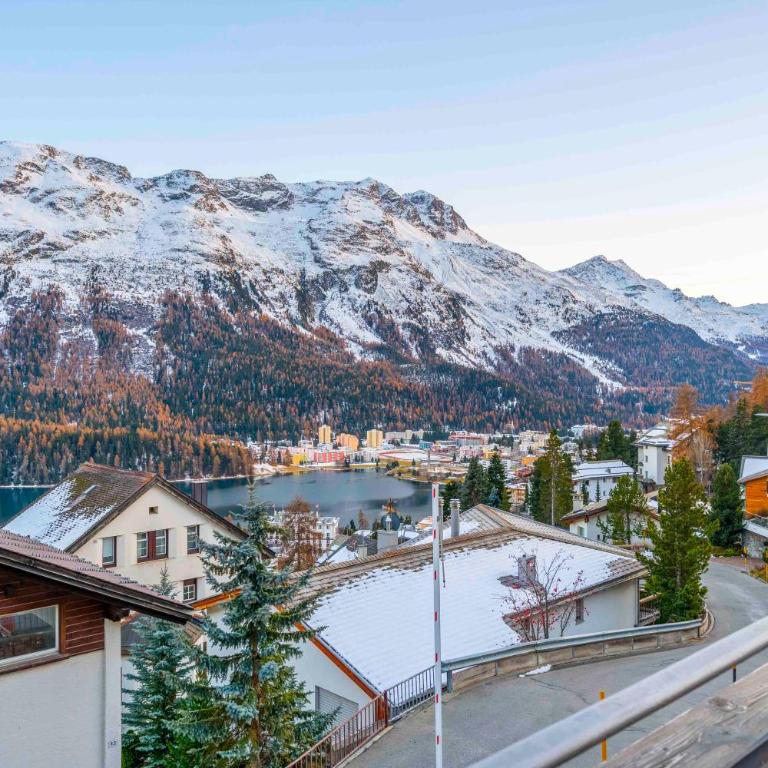 StMoritz Center Vintage Terrace 180 full lake view - Apartment - 19