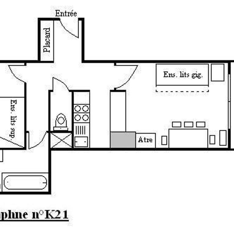 Appartement 2 pièces, 5 pers, Méribel, animaux admis - FR-1-180-313 - Appartement (5 Adultes) - 25