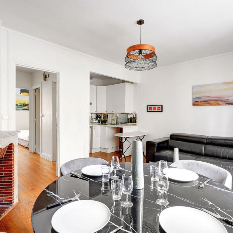 Duplex Raffine a deux pas de la Tour Eiffel - Avec A-C - Appartement - 6