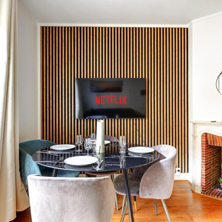 Duplex Raffine a deux pas de la Tour Eiffel - Avec A-C - Appartement - 7