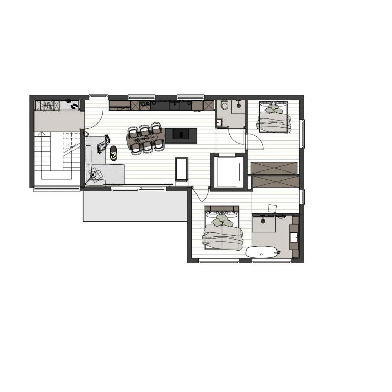 Alpin Chalet Dachsteinhaus - Loft-Apartment mit 2 Schlafzimmern - 20