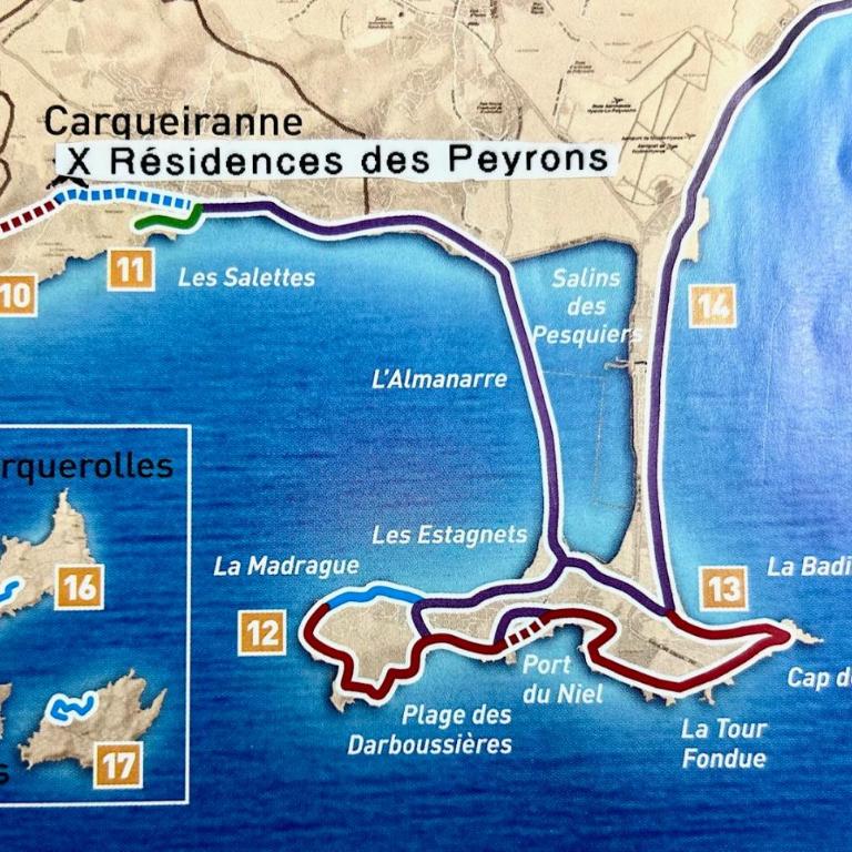 Résidences des Peyrons vue mer et les Iles d'Or - Maison 1 Chambre - 20
