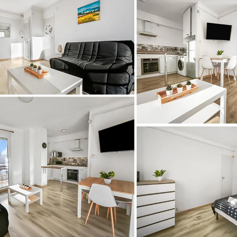 Canet plage T2 lumineux, 4 pers, Clim et Balcon - Apartment mit 1 Schlafzimmer und Balkon - 2