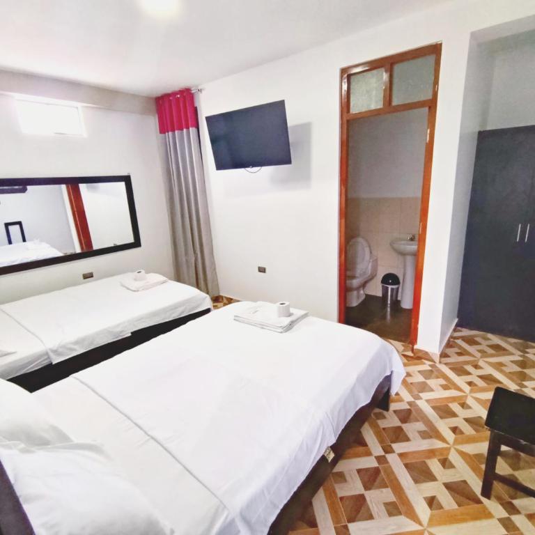 Hospedaje Monsalve - Habitación Doble - 2 camas - 1