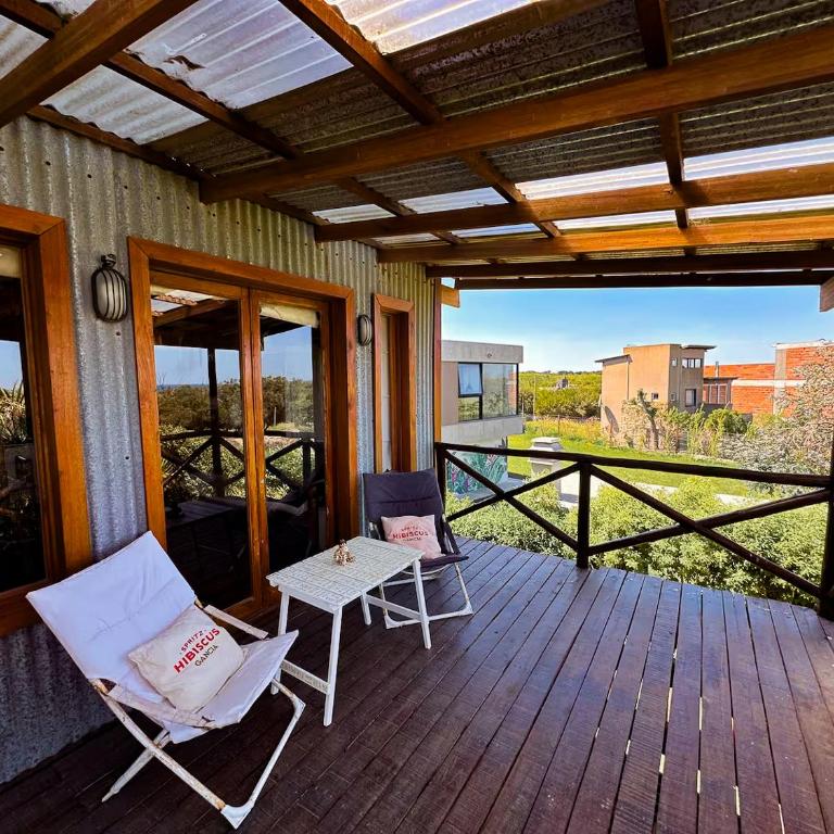 Cabaña con terraza frente al mar - LUNA ROJA, CHAPADMALAL, Mar del Plata - Casa - 2