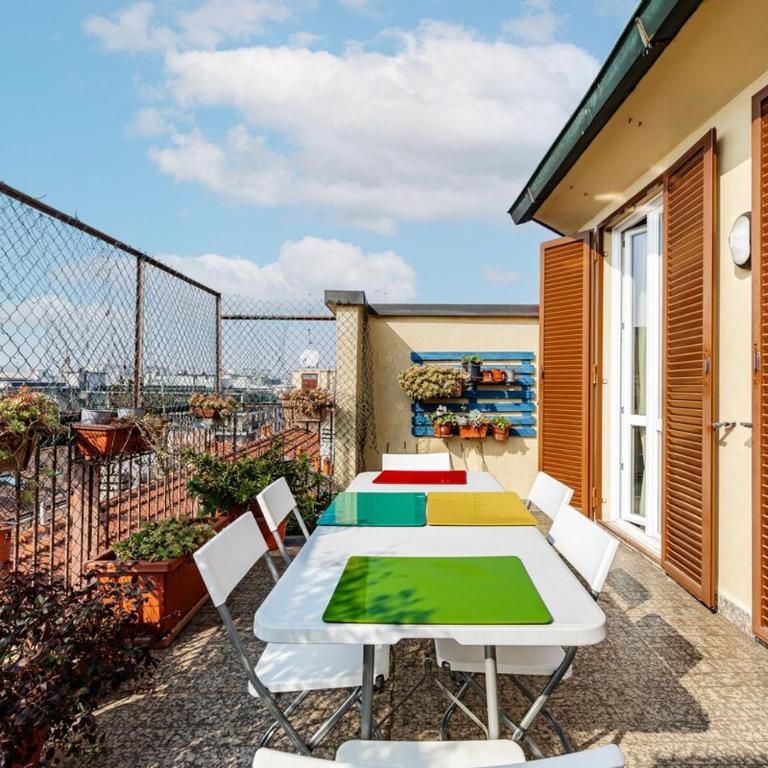 City center rooftop with terrace in porta Romana - Appartamento con 1 Camera da Letto - 27