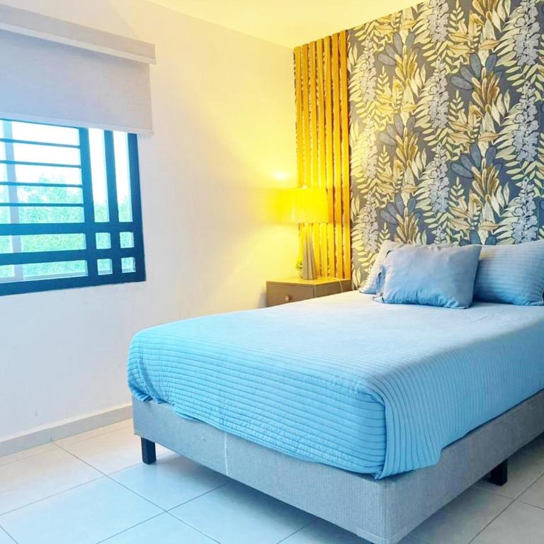 Departamento Moderno Azul Cielo - 2 Albercas - 3 Min Malecón y Playas - Apartamento de 3 dormitorios - 3