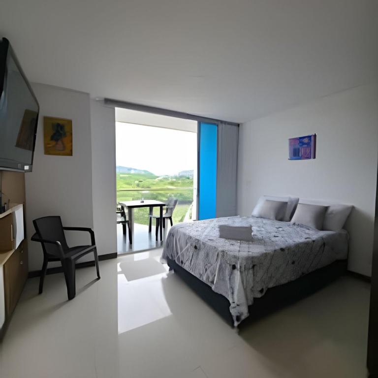 Apartamento vacacional, Wifi, Piscina, Ricaurte central - Apartamento Estudio con balcón - 9