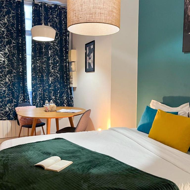 L'Oasis Rouennaise - Wifi 1Gbit - Gare 2min - Cathédrale 5min - Studio - 13