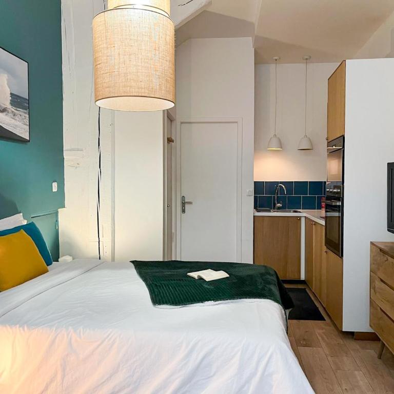 L'Oasis Rouennaise - Wifi 1Gbit - Gare 2min - Cathédrale 5min - Studio - 10