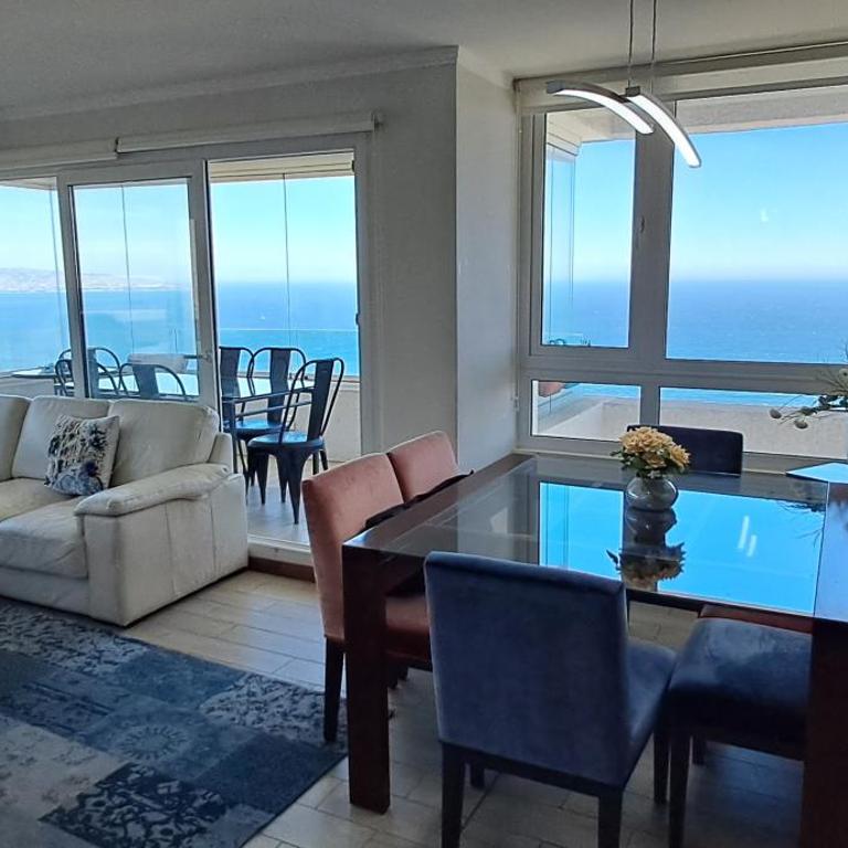 Full Vista al Mar departamento de Lujo Viña del Mar Reñaca - Three-Bedroom Apartment with Sea View - 2