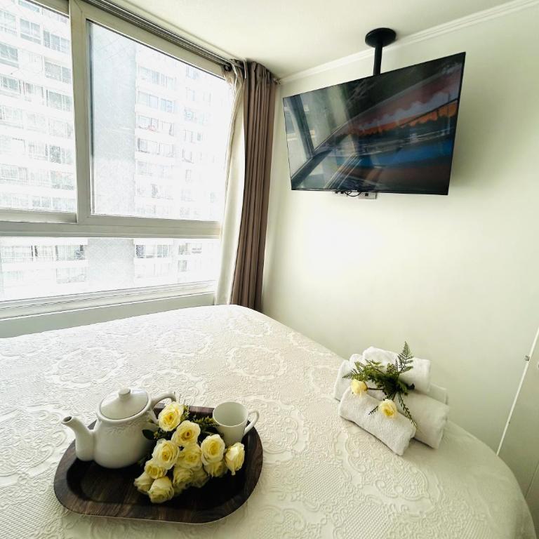 Depto Amoblado Metro Matta para Empresas Wifi gratis - Apartamento de 3 dormitorios - 3