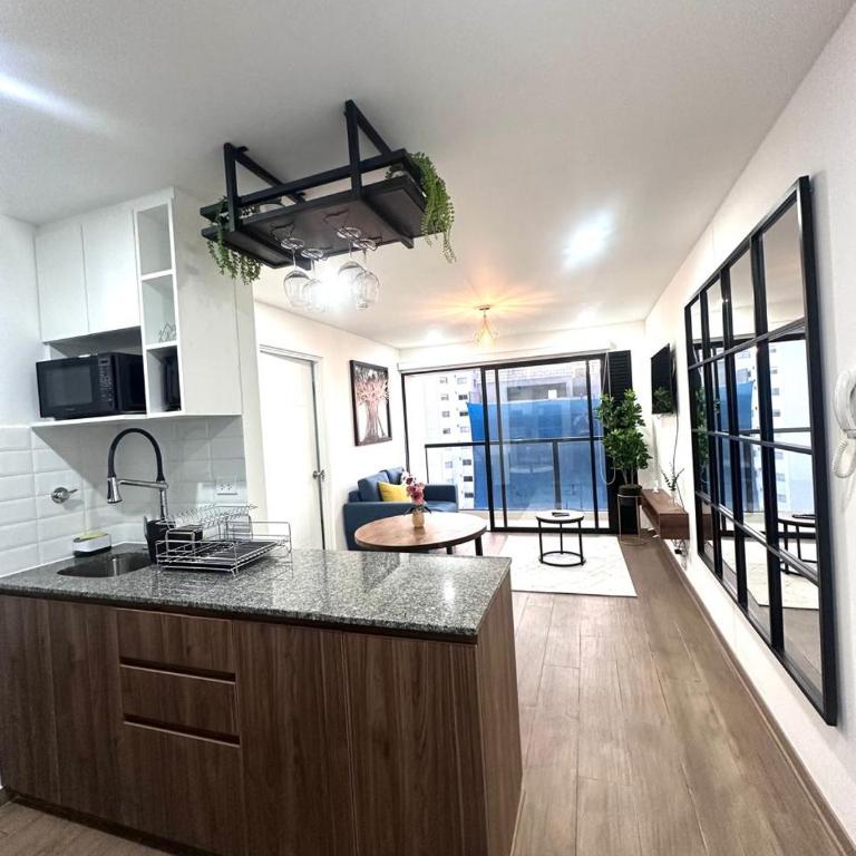 moderno departamento con vista al mar en miraflores - One-Bedroom Apartment - 1