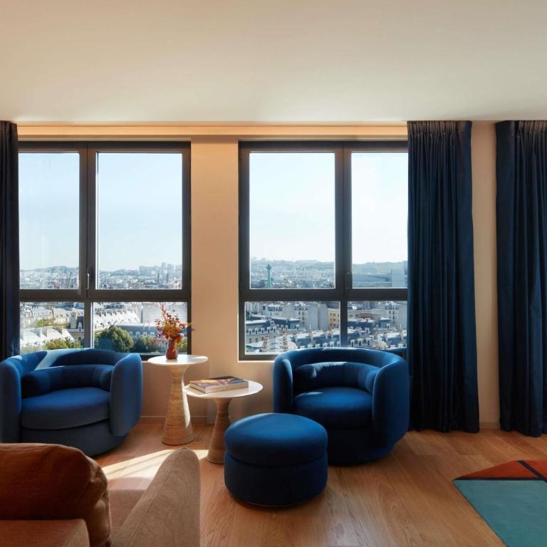 SO/ Paris Hotel - Ecksuite L'Atelier – Blick auf die Dächer von Paris - 1