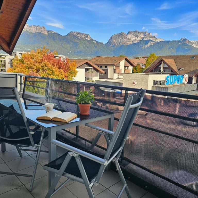 Le Balcon du Laudon Au cœur de St Jorioz spacieux appartement avec terrasse et vue montagne - Appartement 3 Chambres - 7