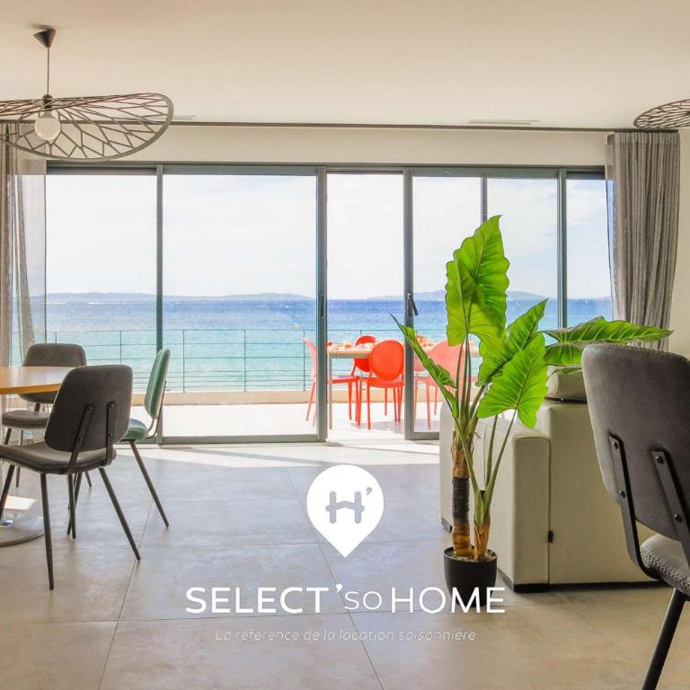 SELECT'soHOME - Appartement pour 6 personnes sur la plage de Cavalière - Parking privé, accès plage - 4 étoiles - BLUEMOON - Appartement - Vue sur Mer - 4