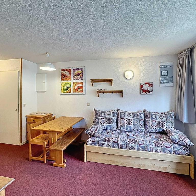 2 pièces 4 personnes, ski aux pieds, wifi gratuit, parking Les Menuires - Appartement 1 Chambre - 8