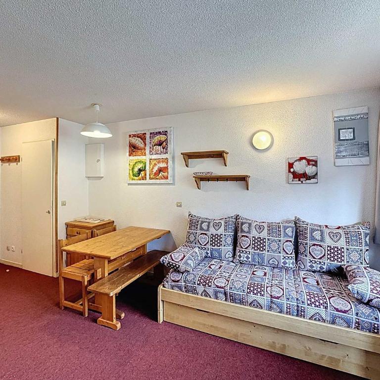 2 pièces 4 personnes, ski aux pieds, wifi gratuit, parking Les Menuires - Appartement 1 Chambre - 16
