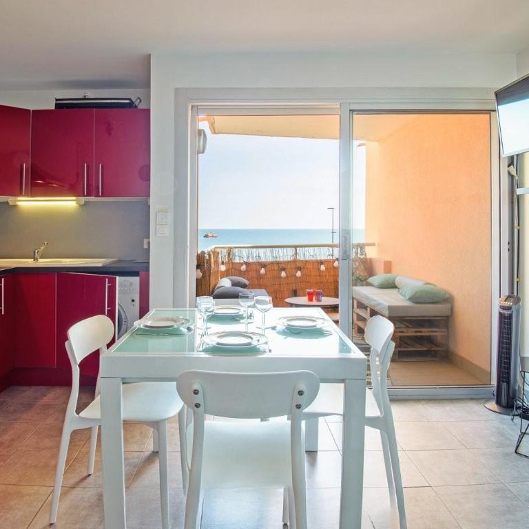 Chez Juju - petit cocon face à la mer avec parking - Apartment mit Meerblick - 15